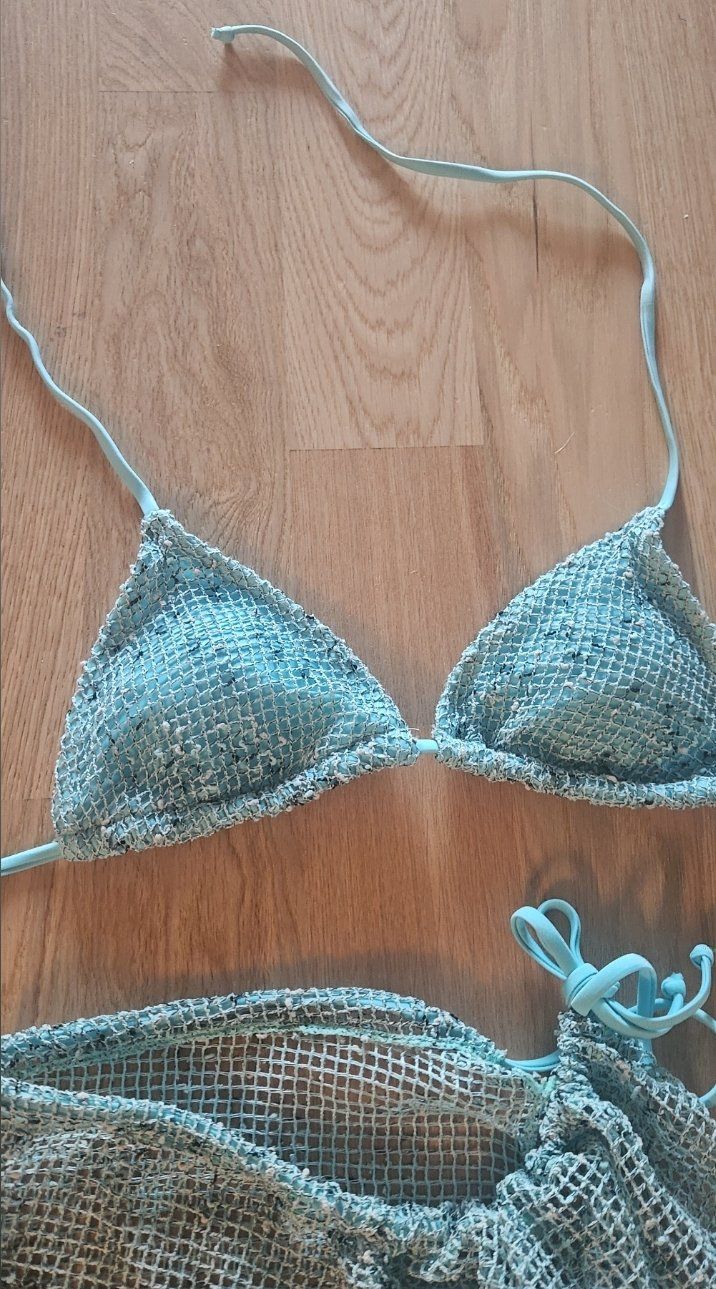 Costumi da bagno & Bikini: Hellgrünes / Türkis Bikini gewaschen – Usato da Suhr venduto da jes_rtc9 1
