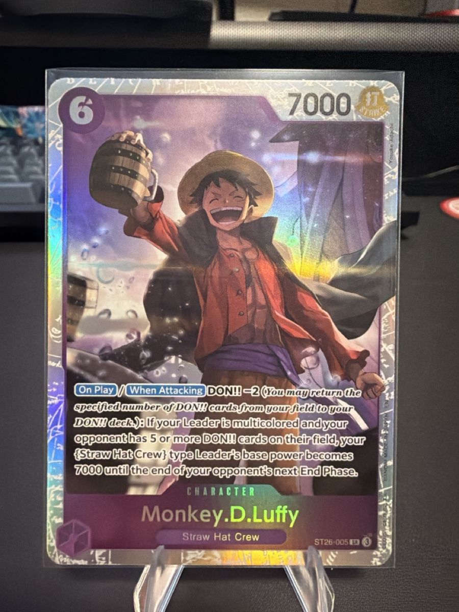 Bandai Carte collezionabili: One Piece Karte Holo Luffy – Nuovo (secondo la descrizione) da Kriens venduto da Ajiani