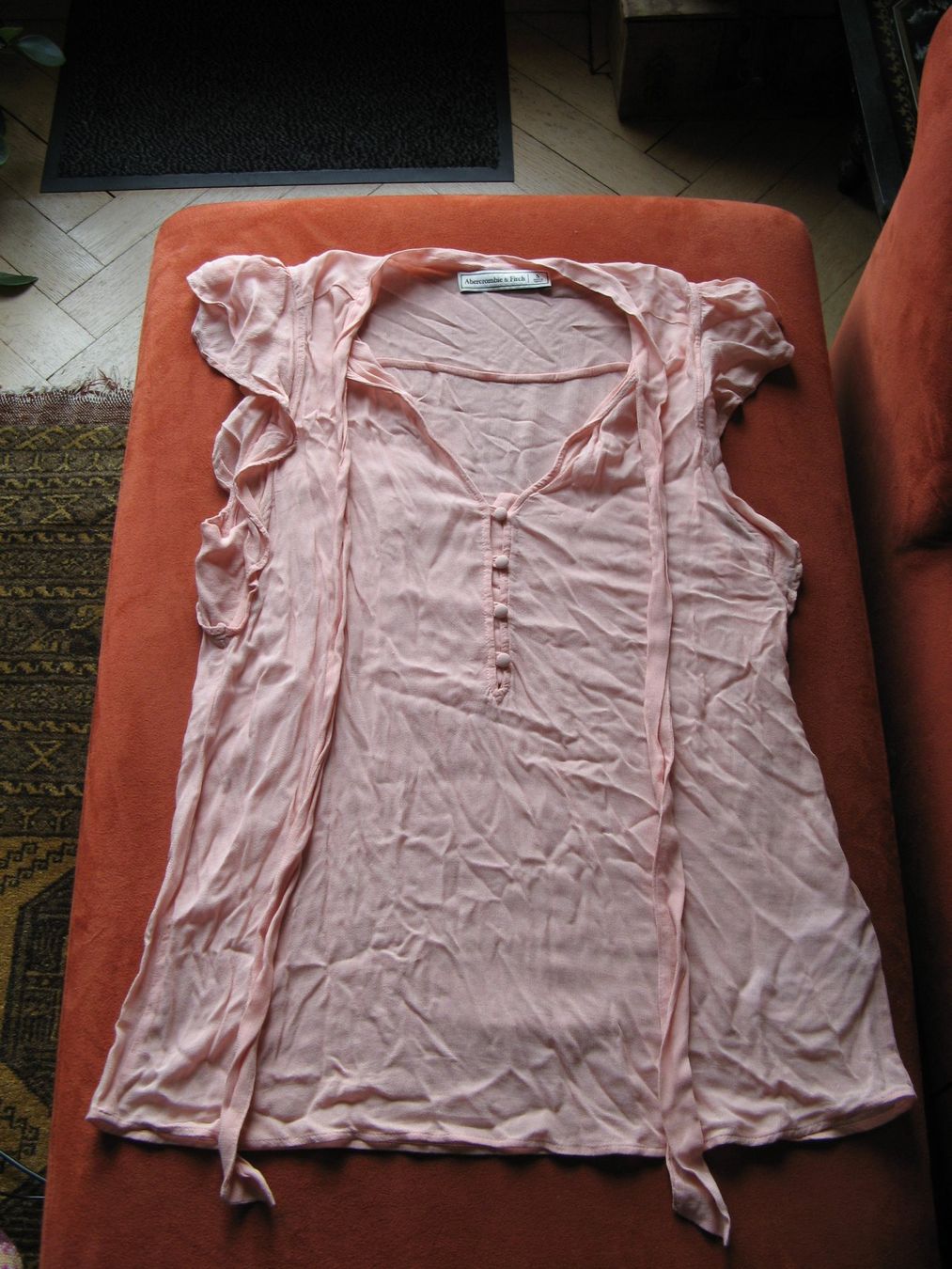 Abercrombie Camicette: Bluse ärmellos Abercrombie & Fitch Gr. S lachs – Usato da Zürich venduto da apil 6