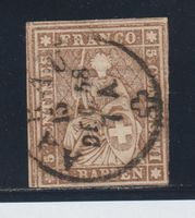 Strubel 22 D mit Stempel AARAU