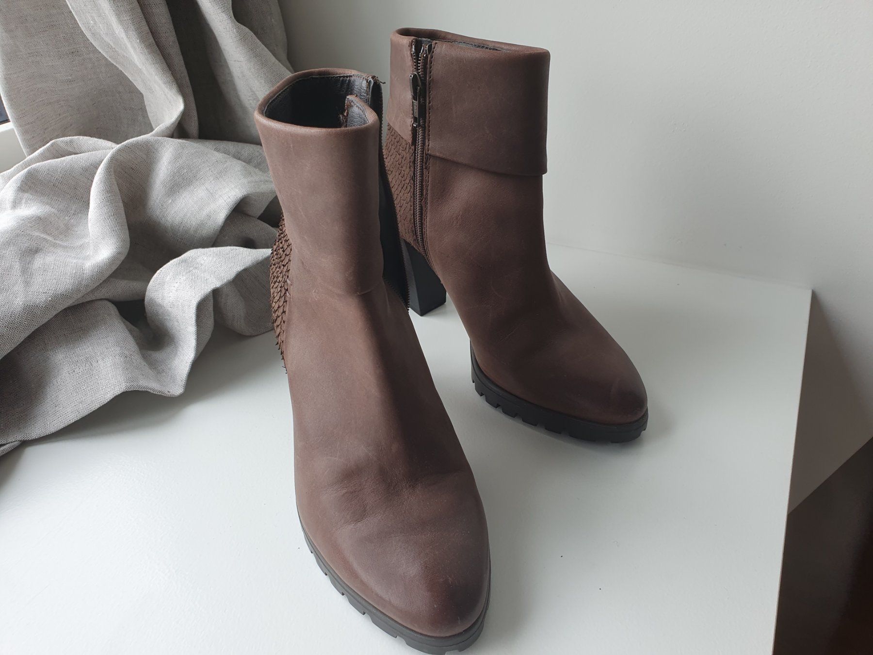 Roberto Santi Scarpe da donna: Lederstiefeletten Gr. 35 braun – Nuovo (secondo la descrizione) da Laupen BE venduto da red_m767