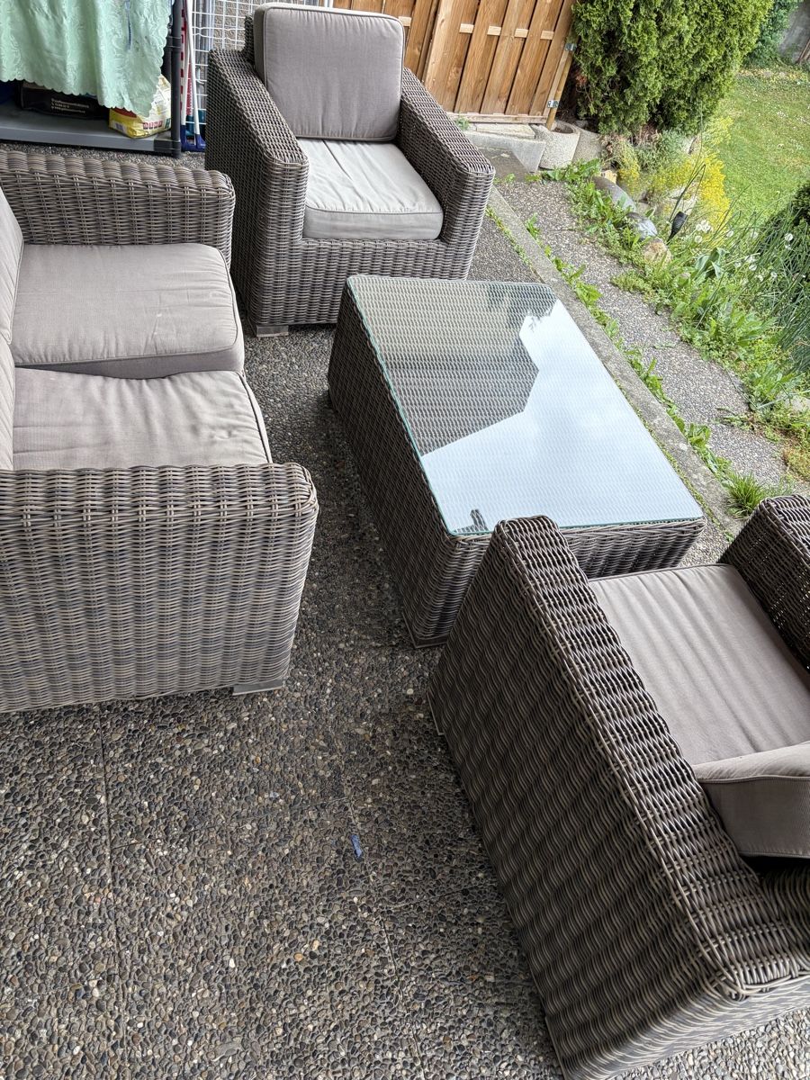 Poltrone: Rattan Lounge Zebra – Usato da Heimberg venduto da mya_l9f7