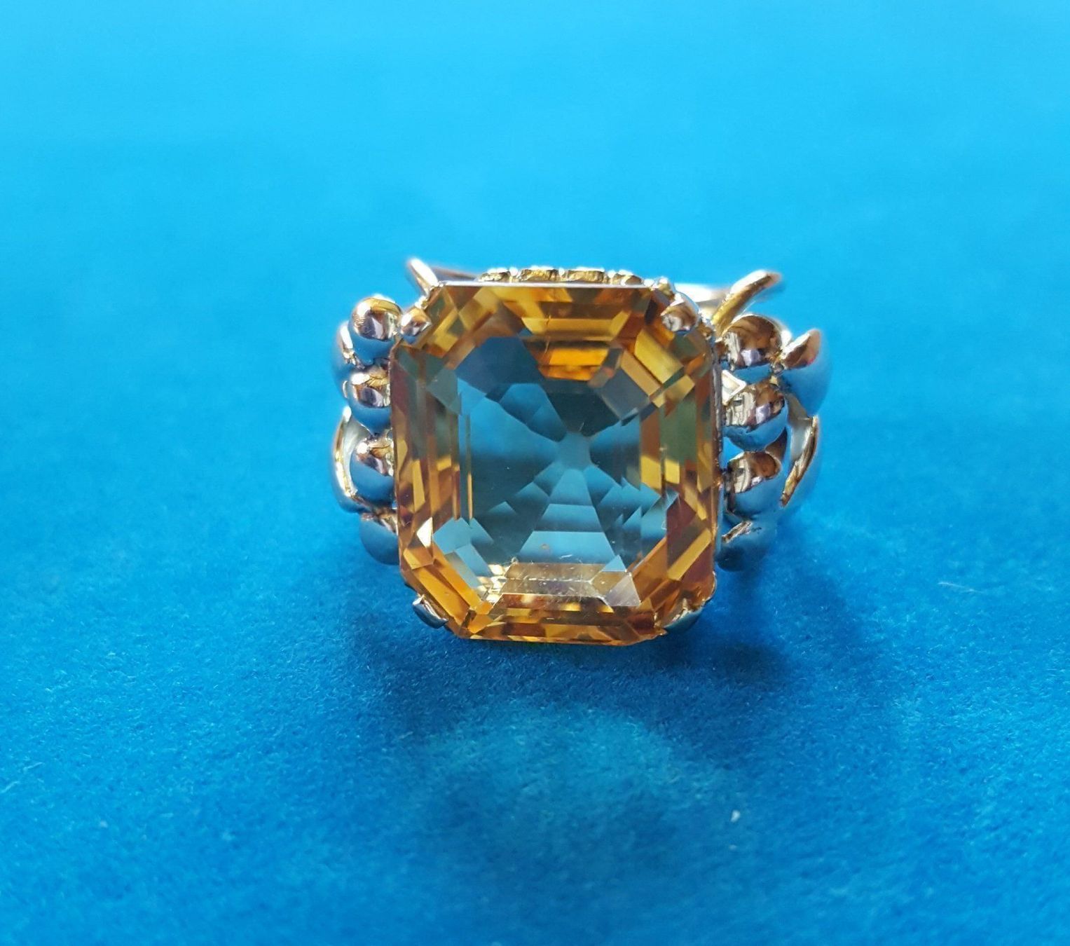 Ringe: Massiv Unikat 585 Gold Ring Mit Citrin – Gebraucht aus Wald ZH von Aniade 6