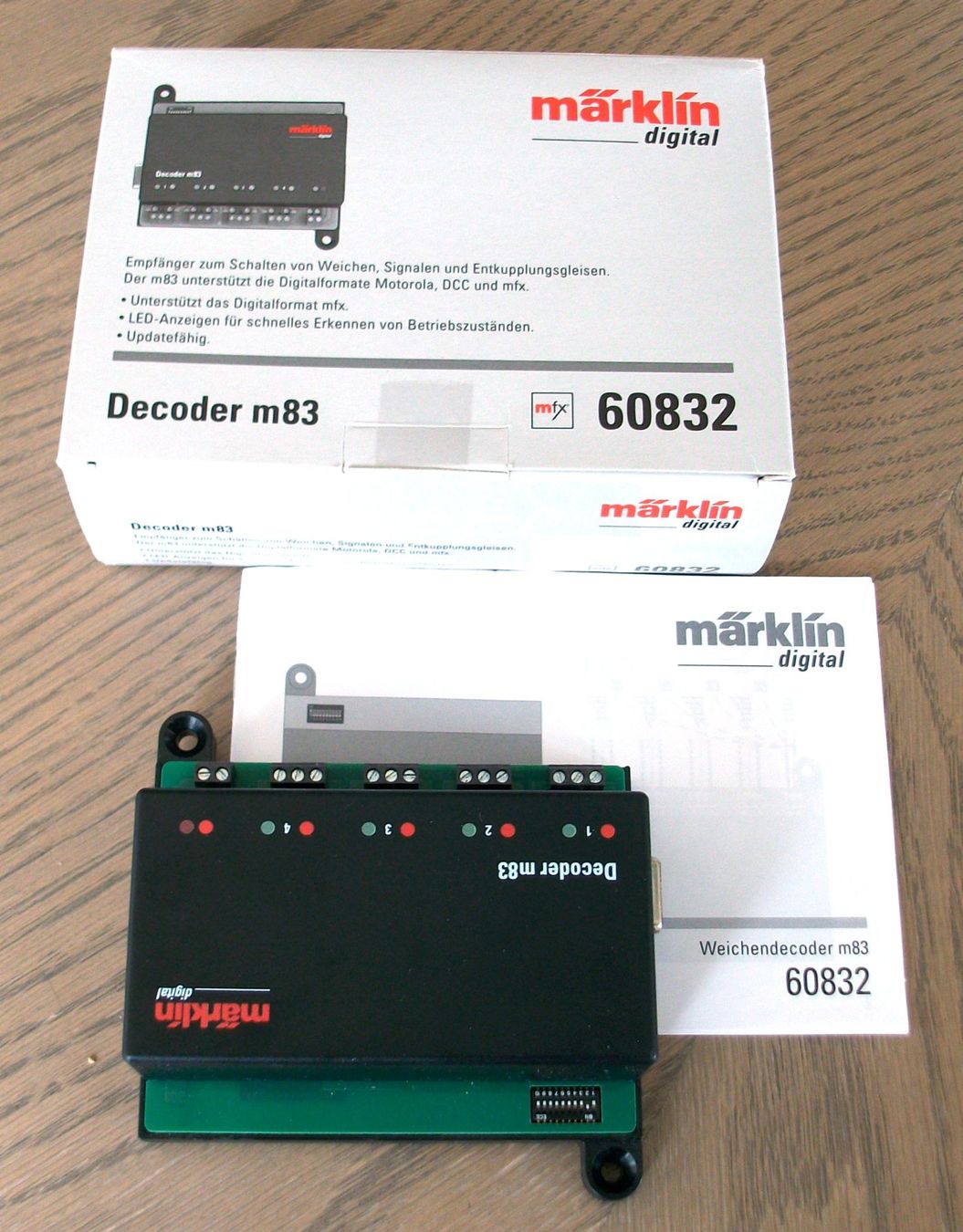 Märklin Modelleisenbahnen: Märklin Decoder m83 60832, neu & OVP – Neu und originalverpackt aus St. Moritz von