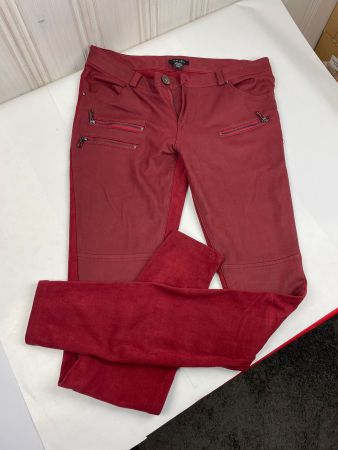 Amisu Hose, Lederimitat, Rot, Gr. 40