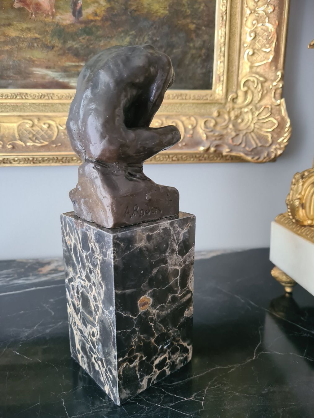 Sculture & Statue: Schöne Bronze Skulptur / "Der Denker" – Usato da Rotkreuz venduto da Dobermann5 3