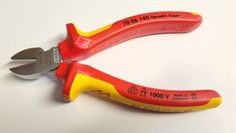 KNIPEX Seitenschneider isoliert VDE-geprüft verchromt Neu