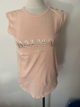 Balmain Paris T-shirt rose poudré, Taille S, comme neuf!