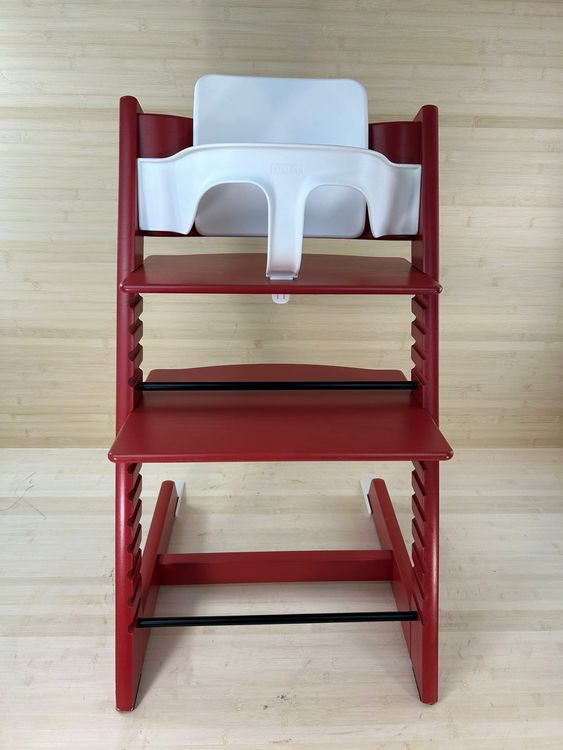 Stokke® Tripp Trapp inkl. Babyset, Newborn & Tray / Warm Red 2