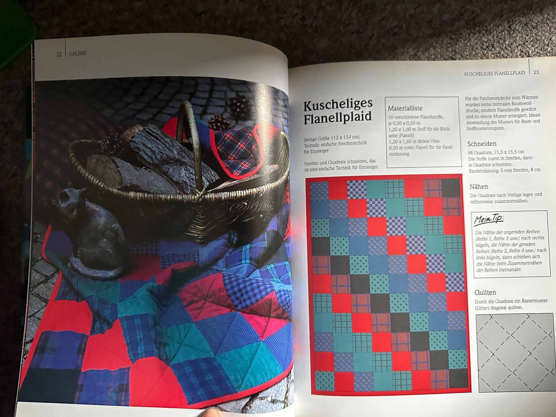 Libri: Quilten & Patchwork klassische Muster schnell genäht 80 sei – Usato da Buchs SG venduto da Billikatze5 4