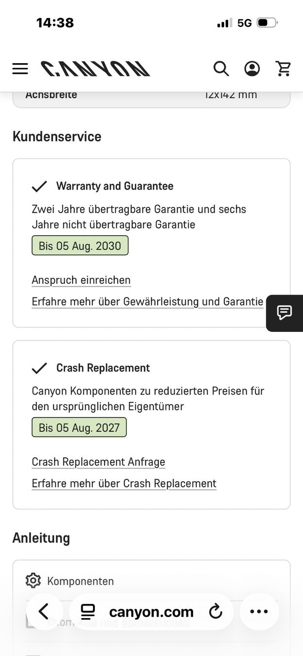 Canyon Velos: Grizl CF SL 8 1by Canyon – Gebraucht aus Urdorf von PHfish 2
