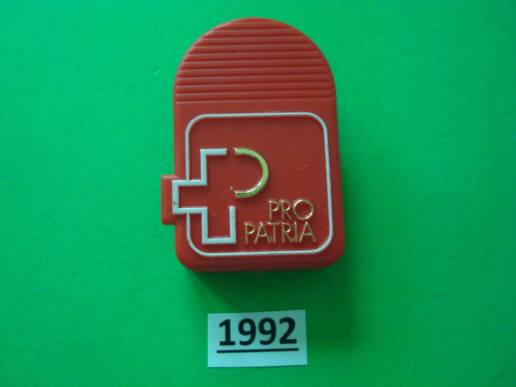 Placchette & Badge: Abzeichen 1. August 1992 – Usato da Riehen venduto da Baerewaegli