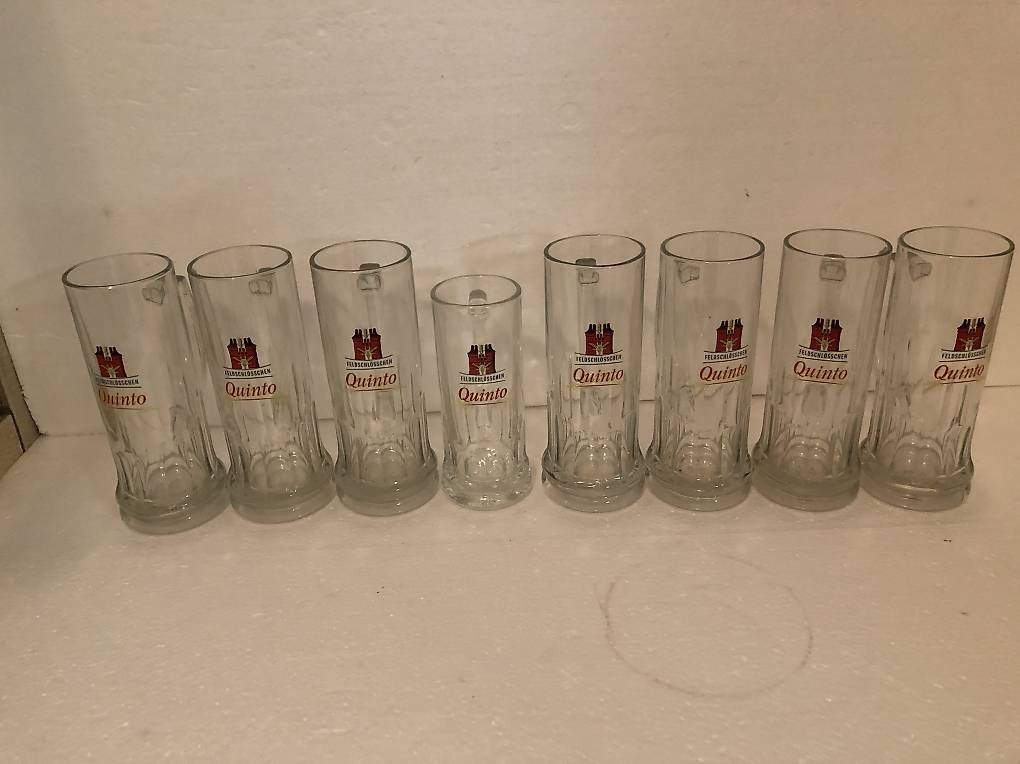 Feldschlösschen Bicchieri: 8 Bierhumpen Feldschlösschen – Usato da Bubendorf venduto da Mia111 2