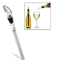 Wein Kühlstab Edelstahl Dekanter mit speziellem Kühlgel! 🧊