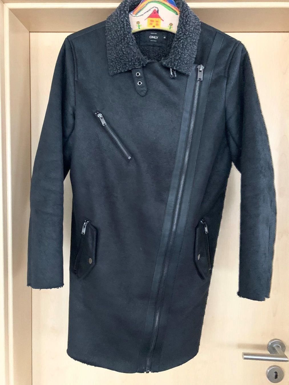 Mäntel: Top-Wildledermantel schwarz Gr.40 – Neu (gemäss Beschreibung) aus Azmoos von Verwir64