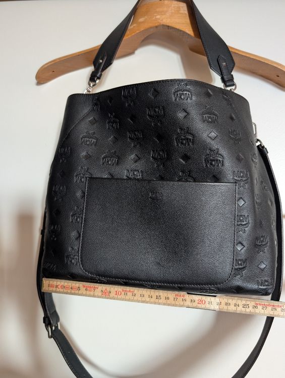 Mcm Borse da donna: Super sac MCM modèle PORTUNA cuir noir – Usato da Cheseaux-Lausanne venduto da loscaptos 4