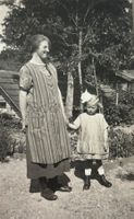 Private Fotokarte, Frau & Kind, Mutter & Kind