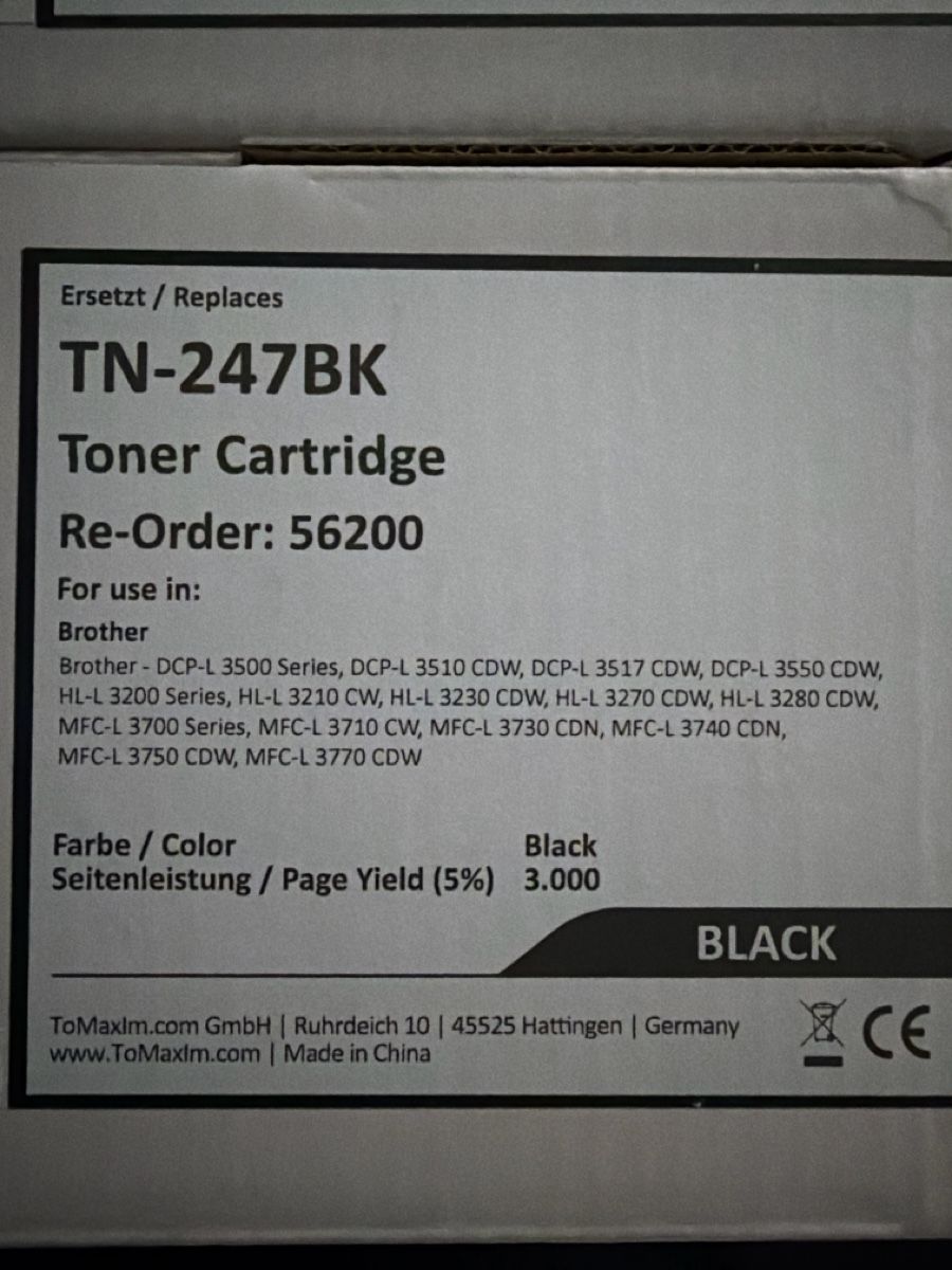 Brother Cartucce per stampanti & toner: Toner Kartuschen schwarz  – Nuovo e nell'imballaggio originale da Uetikon am See venduto da ICA66 1