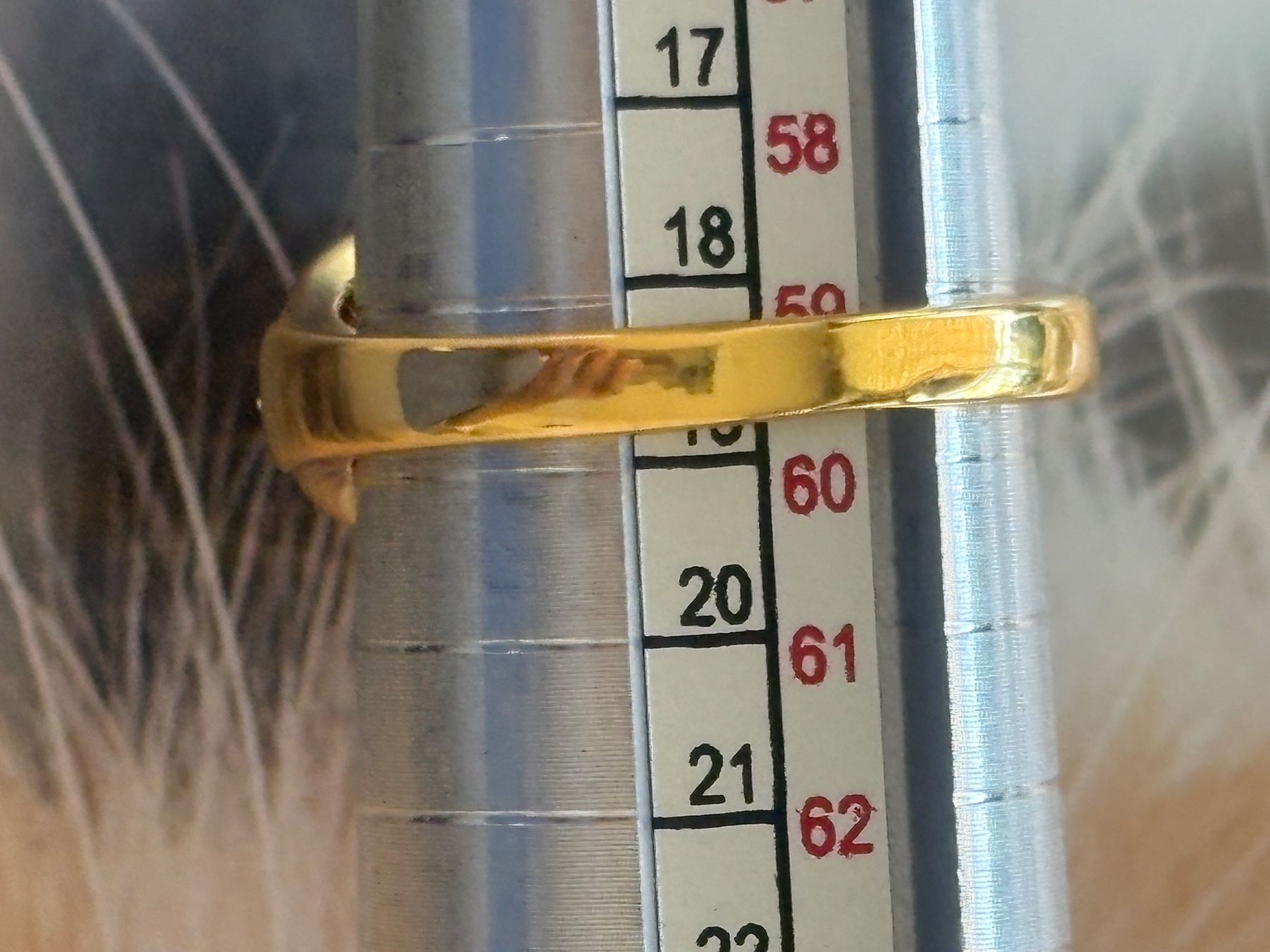 Ringe: Luxus Elegante Gr.19/9 Ring Farbe:  Gold – Gebraucht aus Biel-Bienne von Roserosse13 6