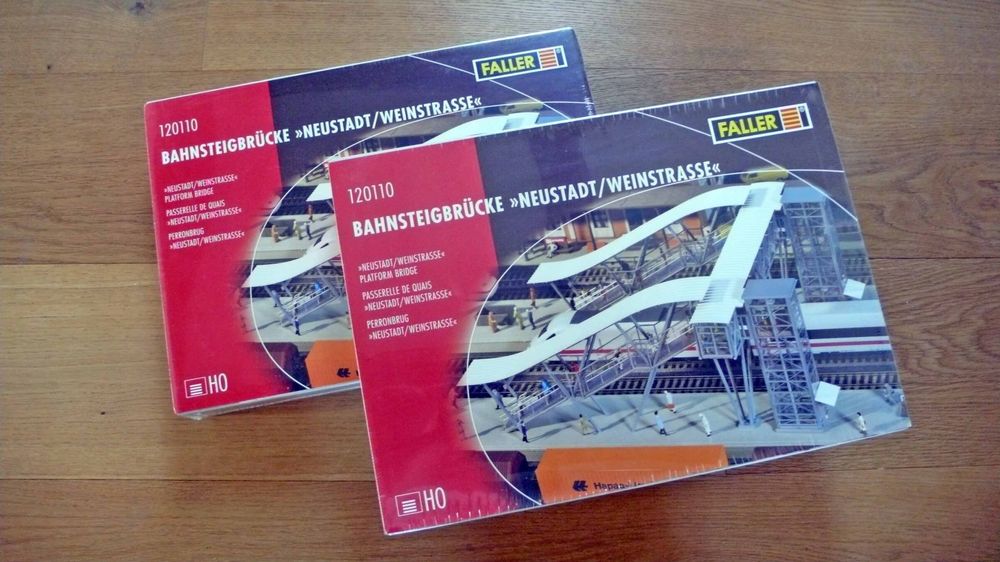 Faller 120110 Neustadt Pedestrian Bridge - HO Scale Model Building Kit
