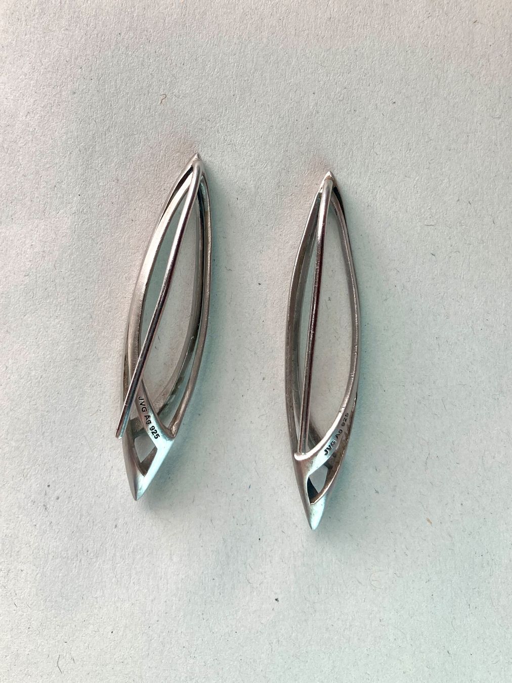 Ohrringe & -stecker: Einzigartige Ohrringe 925 Silber – Gebraucht aus Bischofszell von Silberviolett 4
