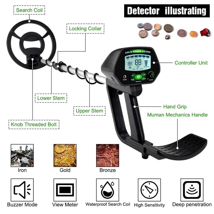 NEU Professioneller Metalldetektor / Détecteur de métaux pro (Neu und ...
