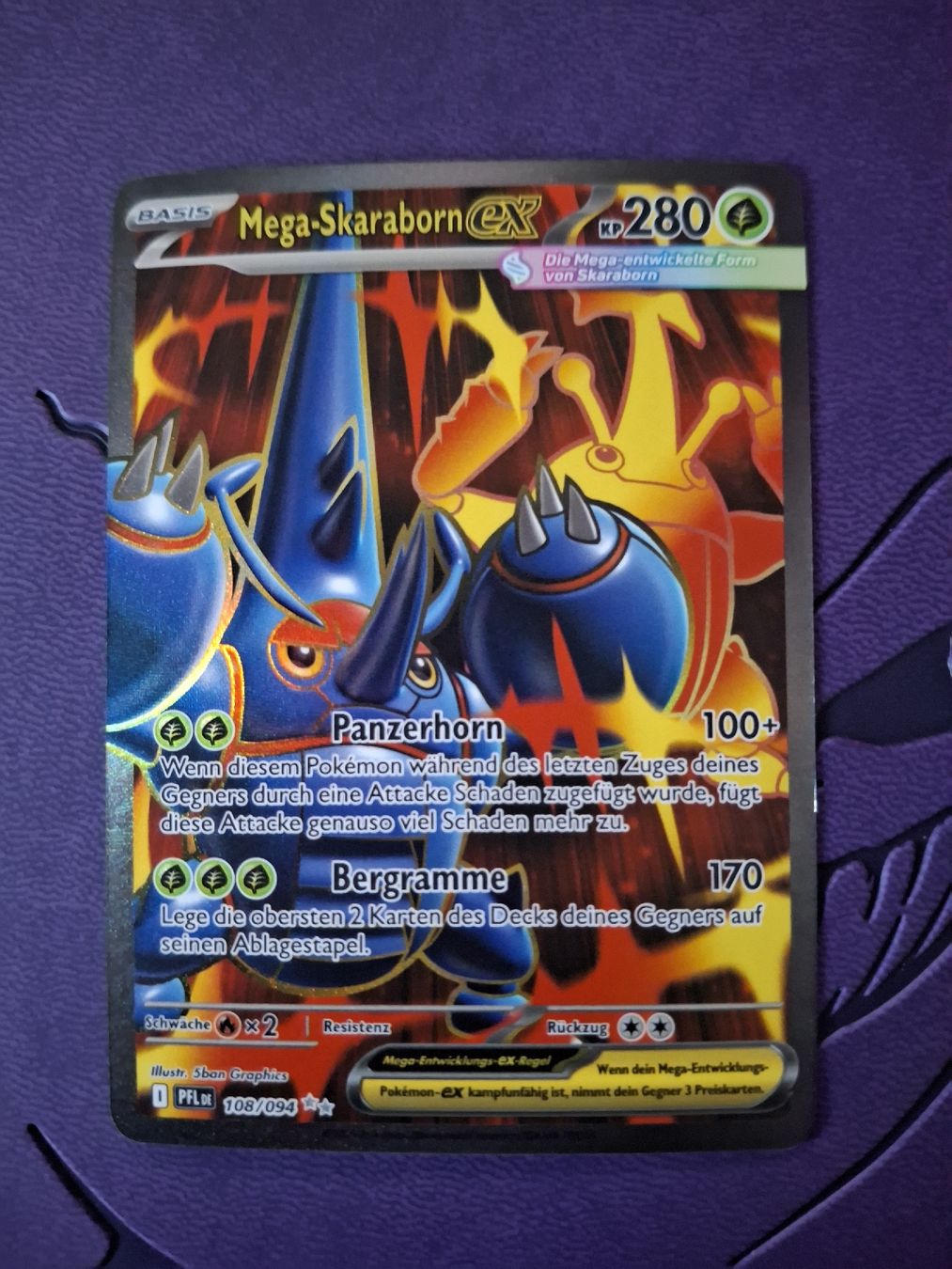 Pokémon Sammelbilder & Trading cards: Mega Skaraborn EX 108/094 – Neu (gemäss Beschreibung) aus Münsingen von ama_9cdk