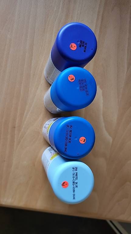 Colori: Sprühdosen Blau – Usato da Fislisbach venduto da san_r6tv 1