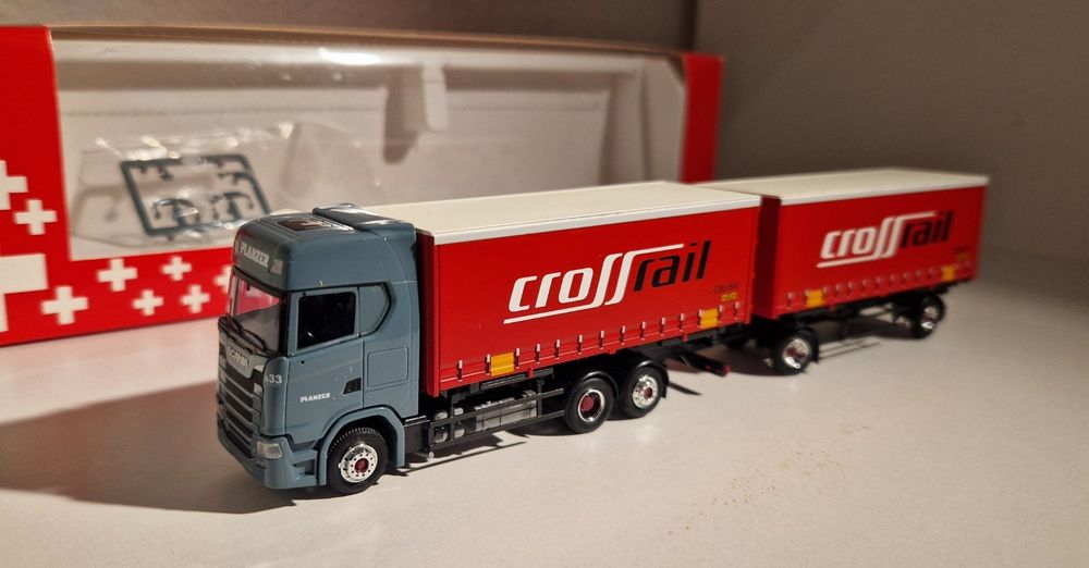 AWM Modellautos: Planzer LKW (AWM) mit 2x CrossRail Wechselpritschen HO – Neu (gemäss Beschreibung) aus Zürich von rascala 6