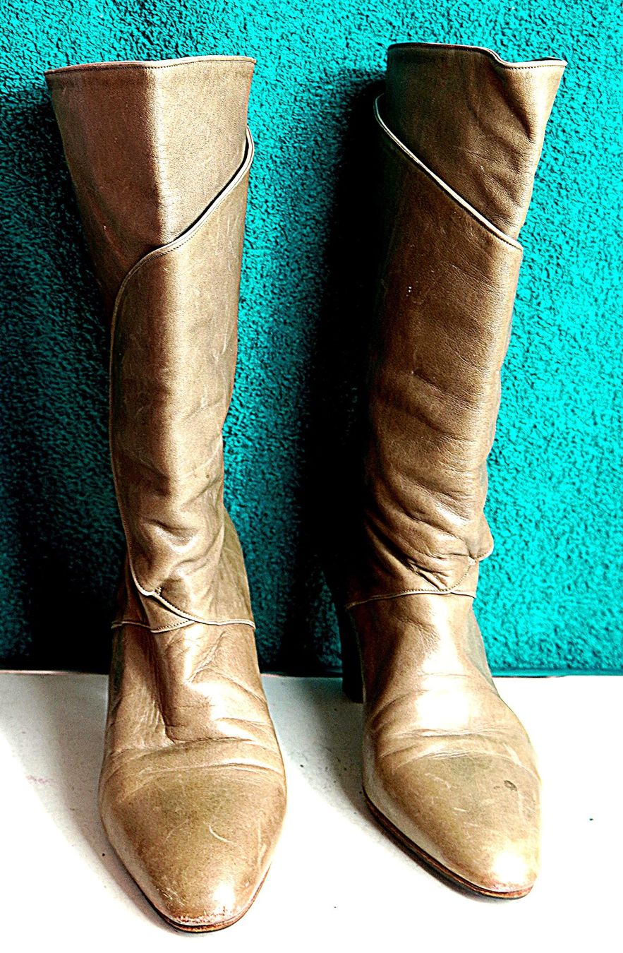 Scarpe da donna: Damenstiefel 37 Leder hohe Absätze – Usato da Baar venduto da 2cvbaar 1