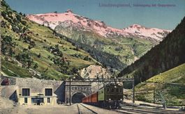 Eisenbahn, Lötschbergtunnel Goppenstein