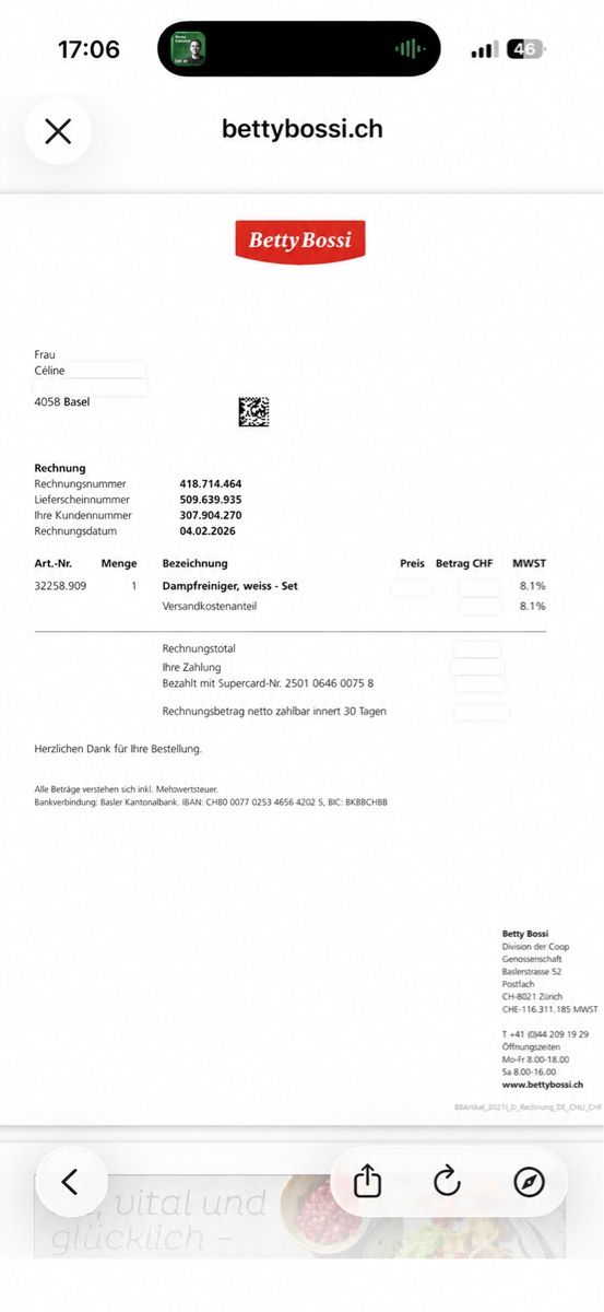 Dampfreiniger: Dampfreiniger mit Garantie – Gebraucht aus Basel von Celiiinchen97 3