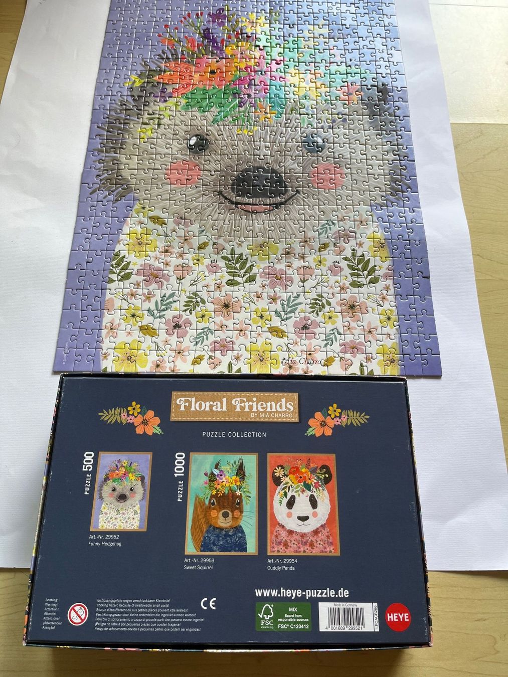 Heye Puzzles: Heye Puzzle Funny Hedgehog – Gebraucht aus Zürich von Gurkis 3
