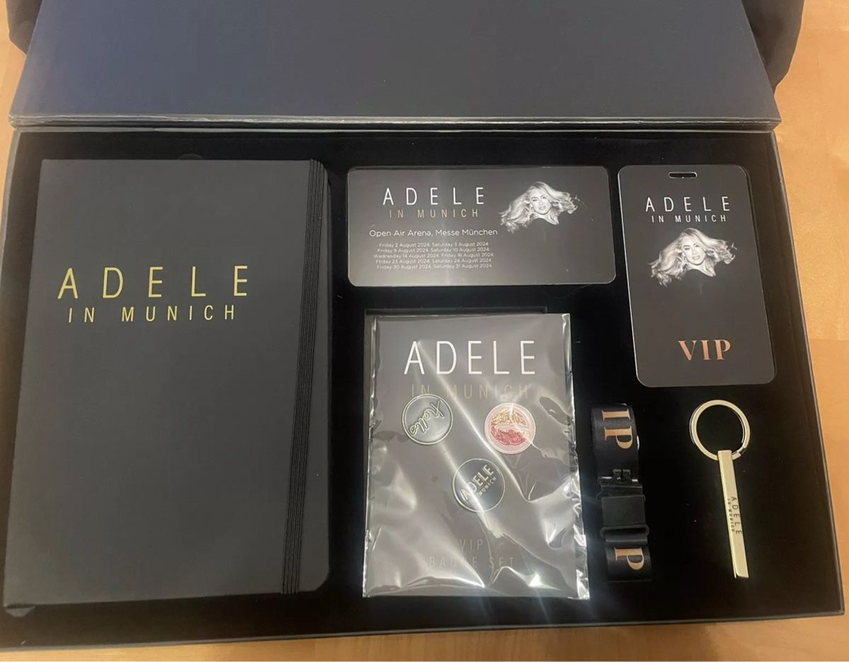 Borse: Adele in Munich/München limitierte VIP Box – Nuovo e nell'imballaggio originale da Felben-Wellhausen venduto da silvaje
