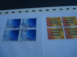 Satz Post/Swisscom, 1998, FDC Satz + 4erblock, 3      Belege