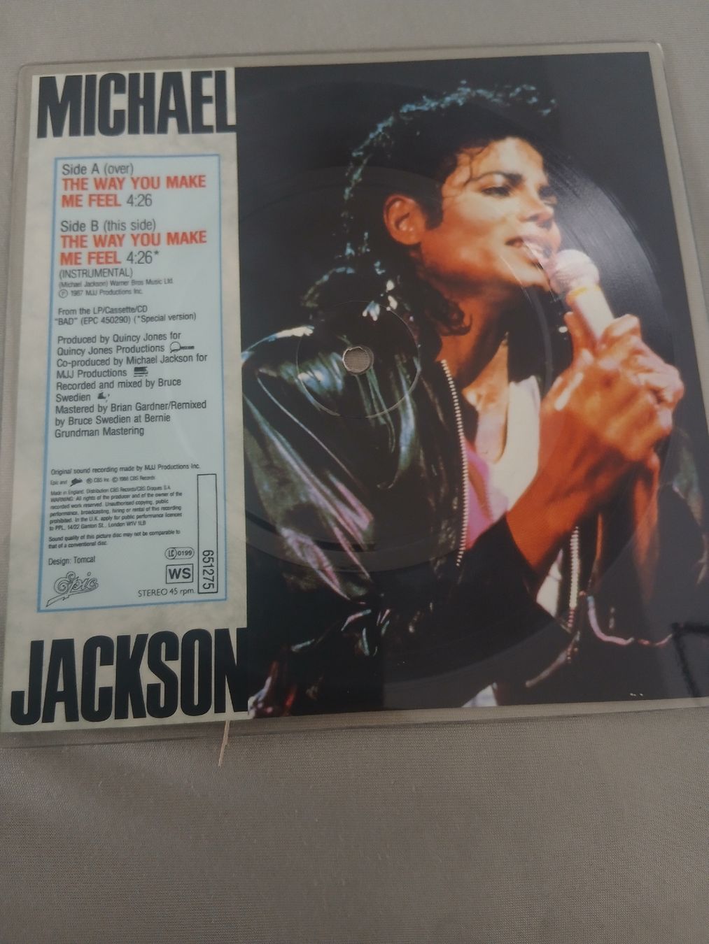 Schallplatten: Michael Jackson Souvenir Singles Pack Square vynil - rare – Gebraucht aus Watt von Tomaf 4