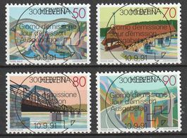1991 Sonderpostmarken III mit ET - Vollstempel