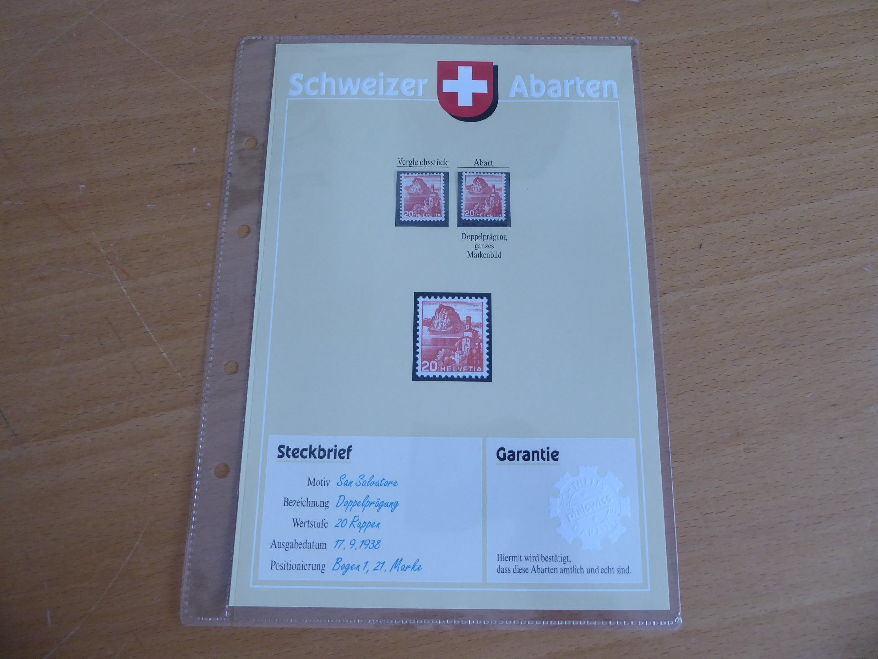 Tutti i francobolli: § SCHWEIZER ABARTEN    Doppelprägung – Usato da Rothrist venduto da swisstools