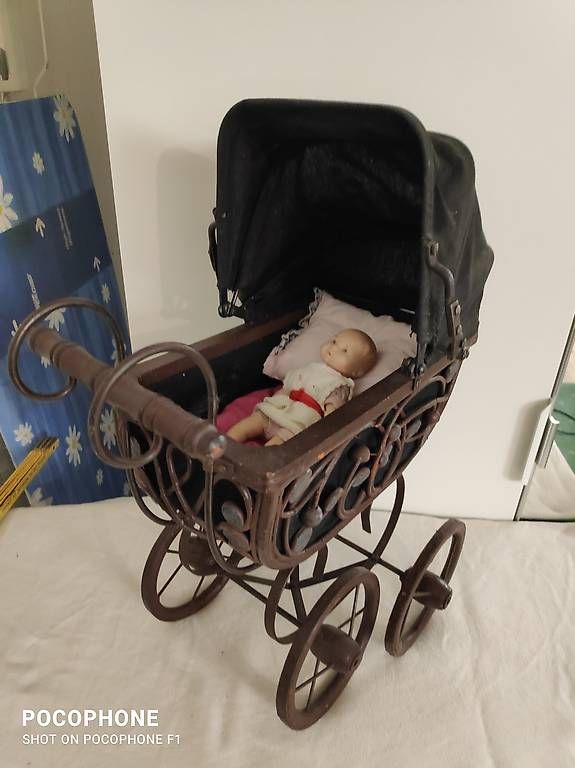 Carrozzine per bambole: Vintage Puppenwagen – Usato da Frick venduto da fendiartax 3