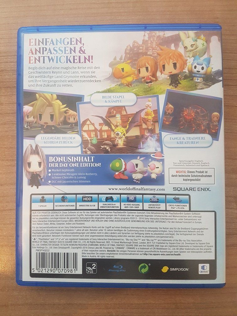 Giochi: World of Final Fantasy – Usato da Winterthur venduto da Men_in_black 1