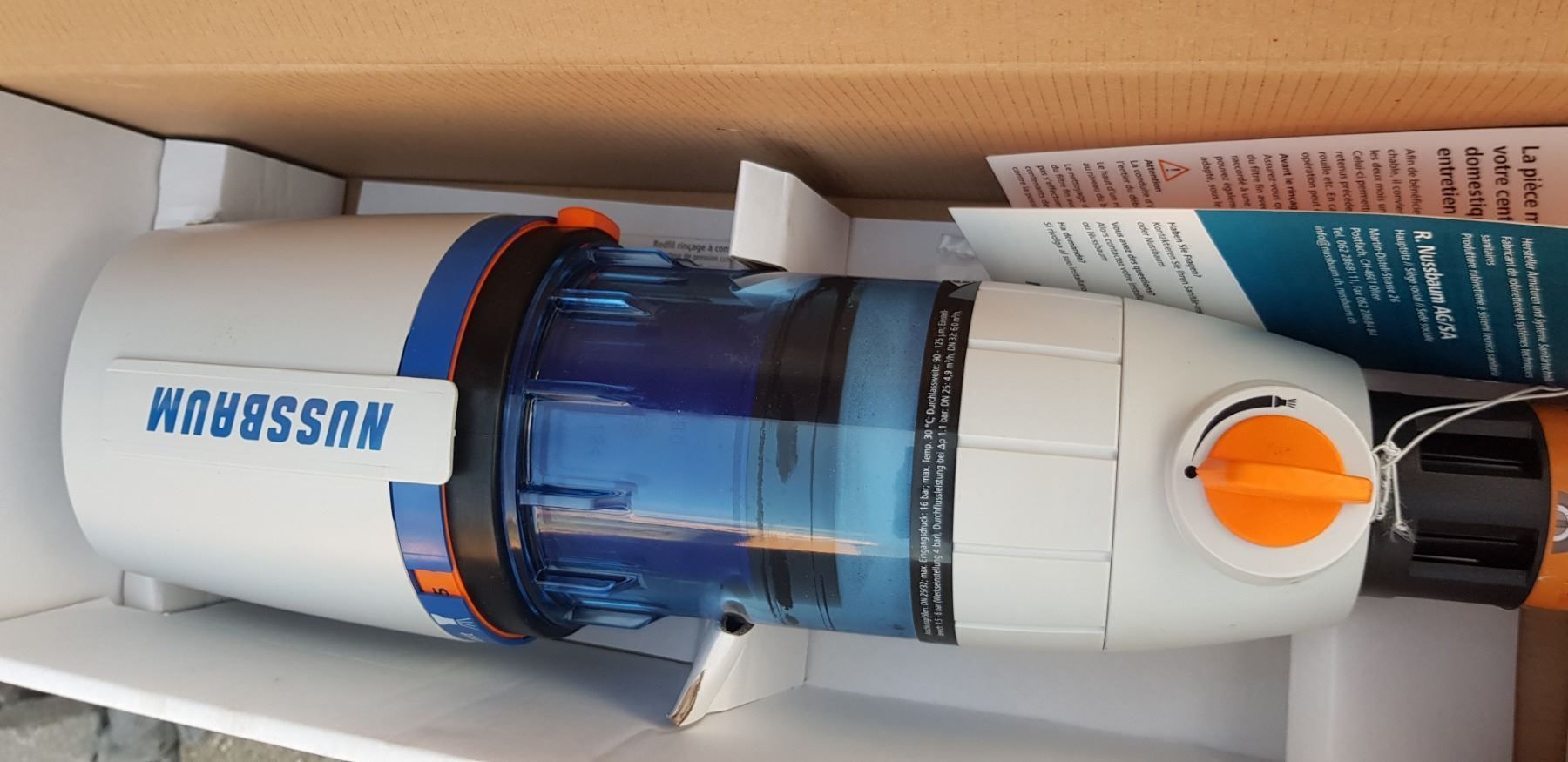 Sanitär: Nussbaum Filter mit DRV  DN25/32 mit Anschlussflansch – Neu und originalverpackt aus Waldstatt von EP1984 4