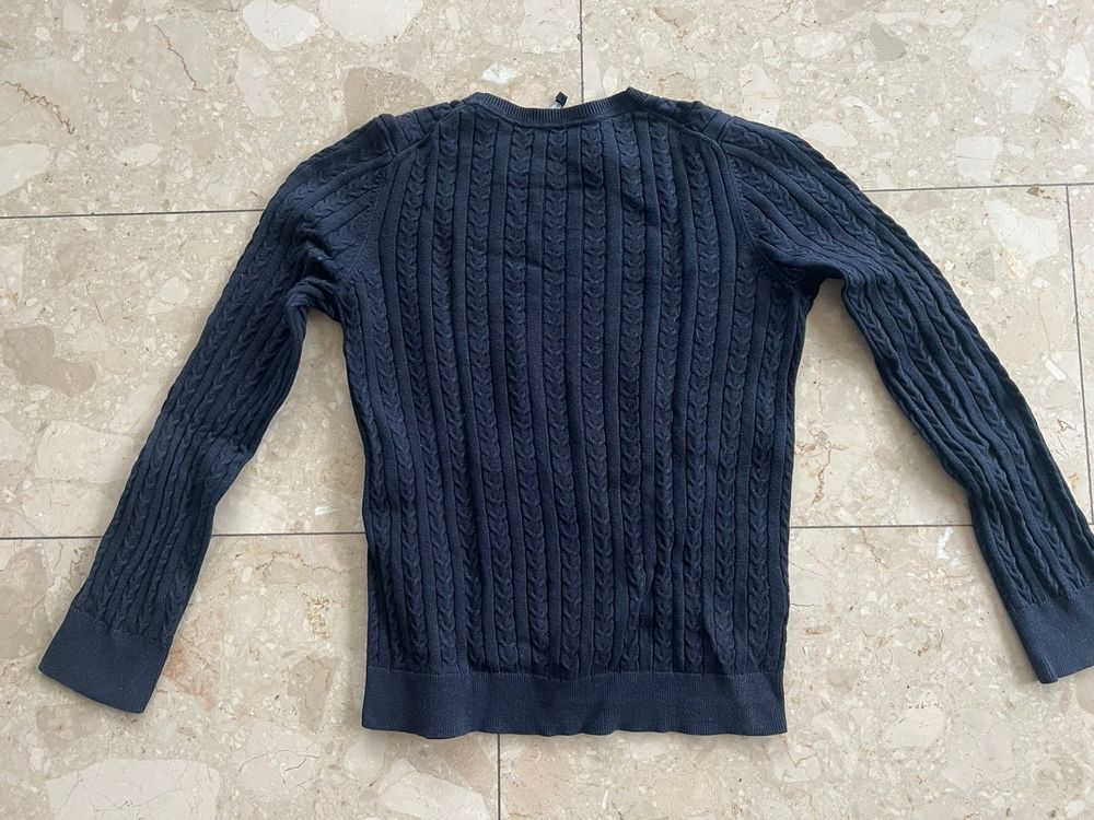 Tommy Hilfiger Pullover, Gr. M, Navy, Strickpullover Herbst 2
