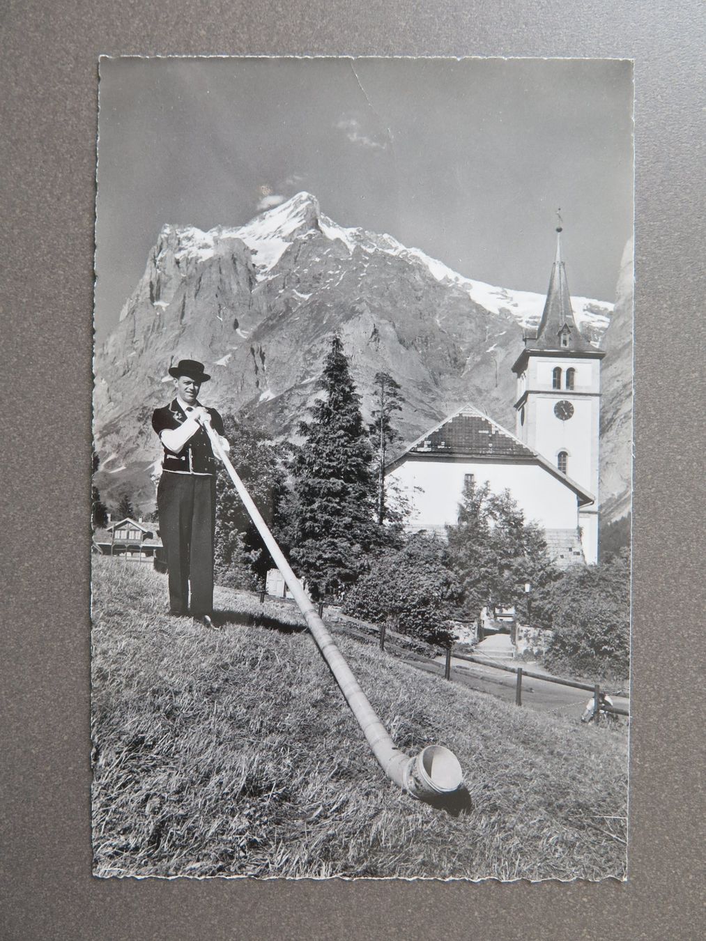 Ansichtskarten: ALPHORN - ALPHORNBLÄSER - GRINDELWALD – Gebraucht aus Wittenbach von lipasal