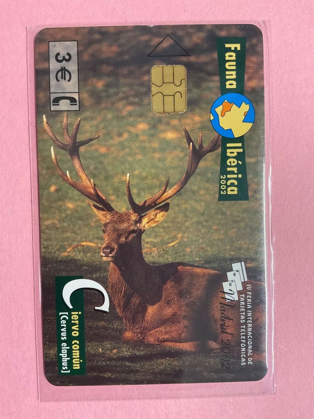 Schede telefoniche: Telefonkarte aus Spanien Hirsch – Usato da Winterthur venduto da Grap75