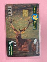 Telefonkarte aus Spanien Hirsch
