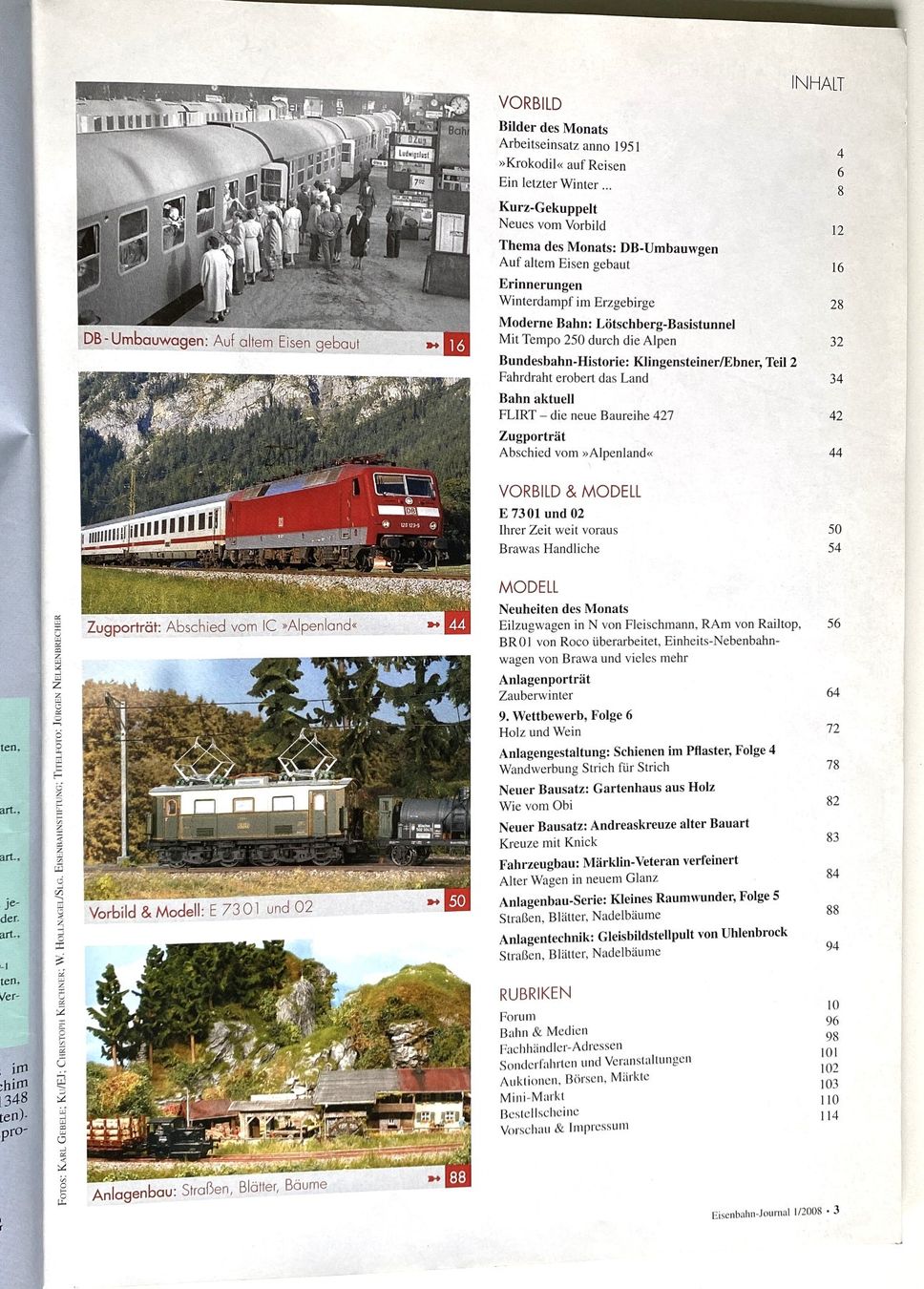 Riviste & Magazine: Eisenbahn Journal - 1+2 /2008 – Nuovo (secondo la descrizione) da Hünenberg venduto da Ecila 2