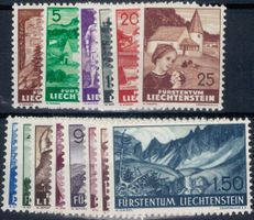 Liechtenstein 1937/38, Serie 126-139 **, 160.-