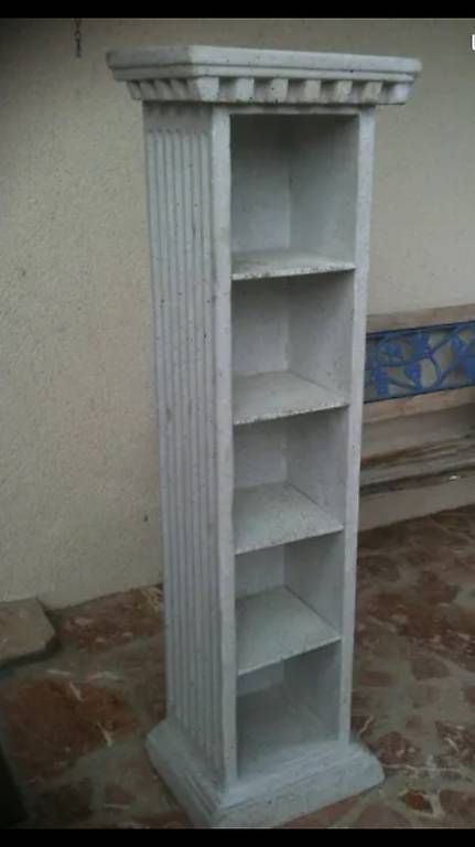 Scaffali: Römische Säulen Regal mit Glastablare – Usato da Jegenstorf venduto da california74