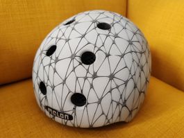 Melon Helm Toddler Magic Reflective Weiss - xxs (44-50cm)