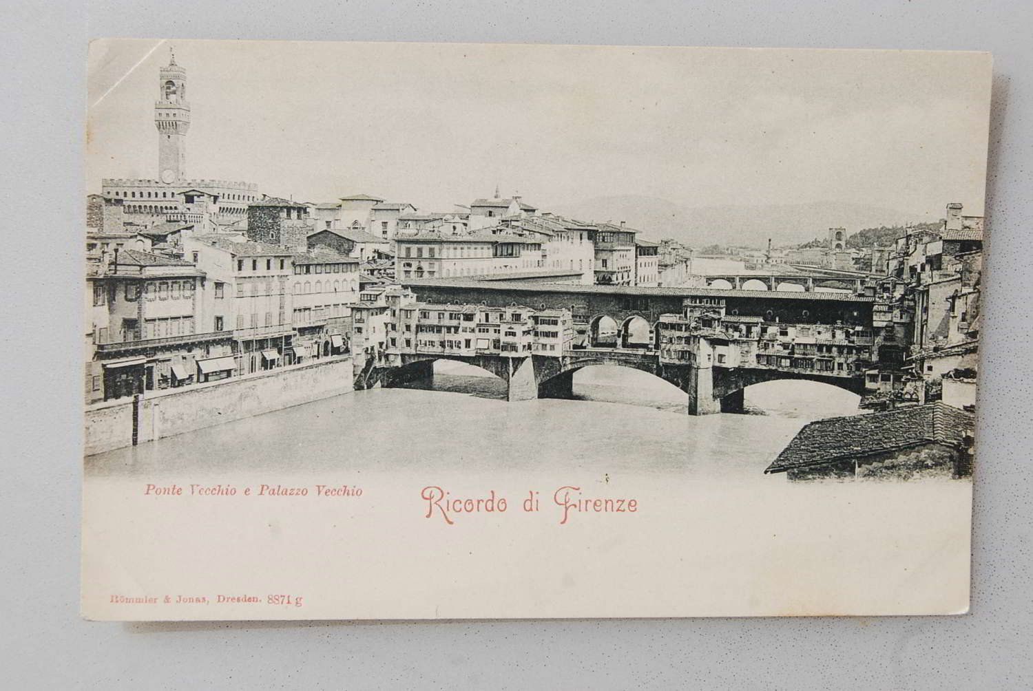 Cartoline postali: AK Firenze - Ponte Vecchio e Palazzo Vecchio – Usato da Rüfenacht BE venduto da Toro06